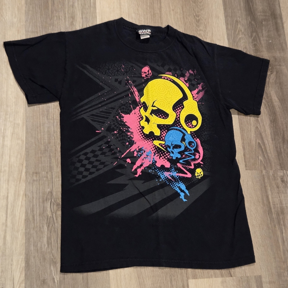 GWP Sport Mens Skull T-Shirt Size S
